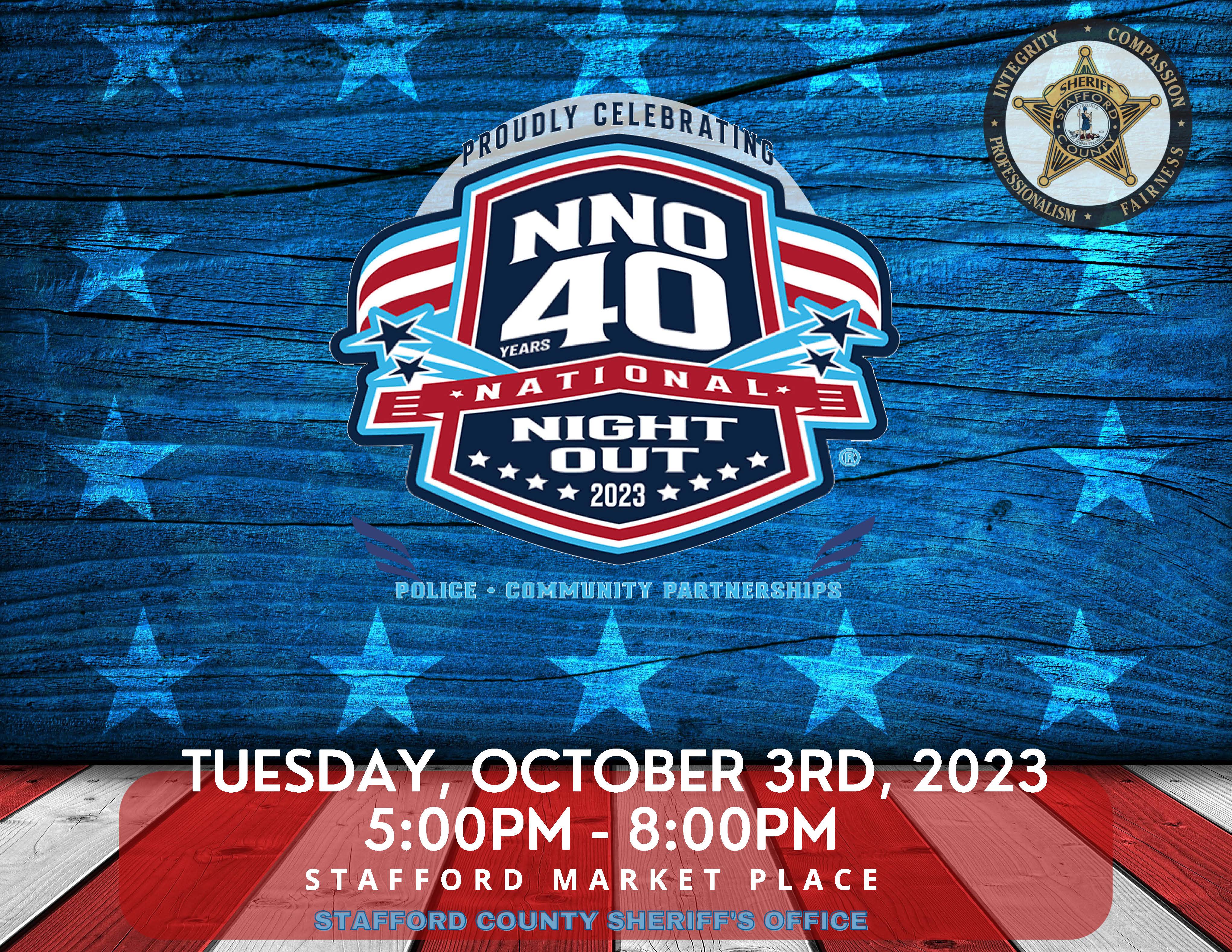 National Night Out 2023 Stafford County Sheriffs Office
